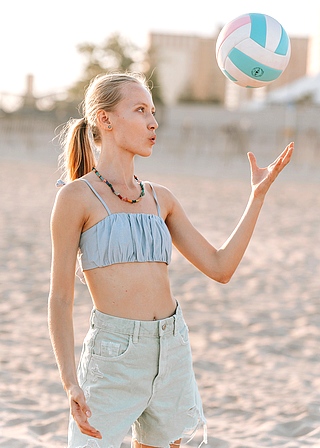 Beach Volley, Colonie de vacances Ulysséo, Sport